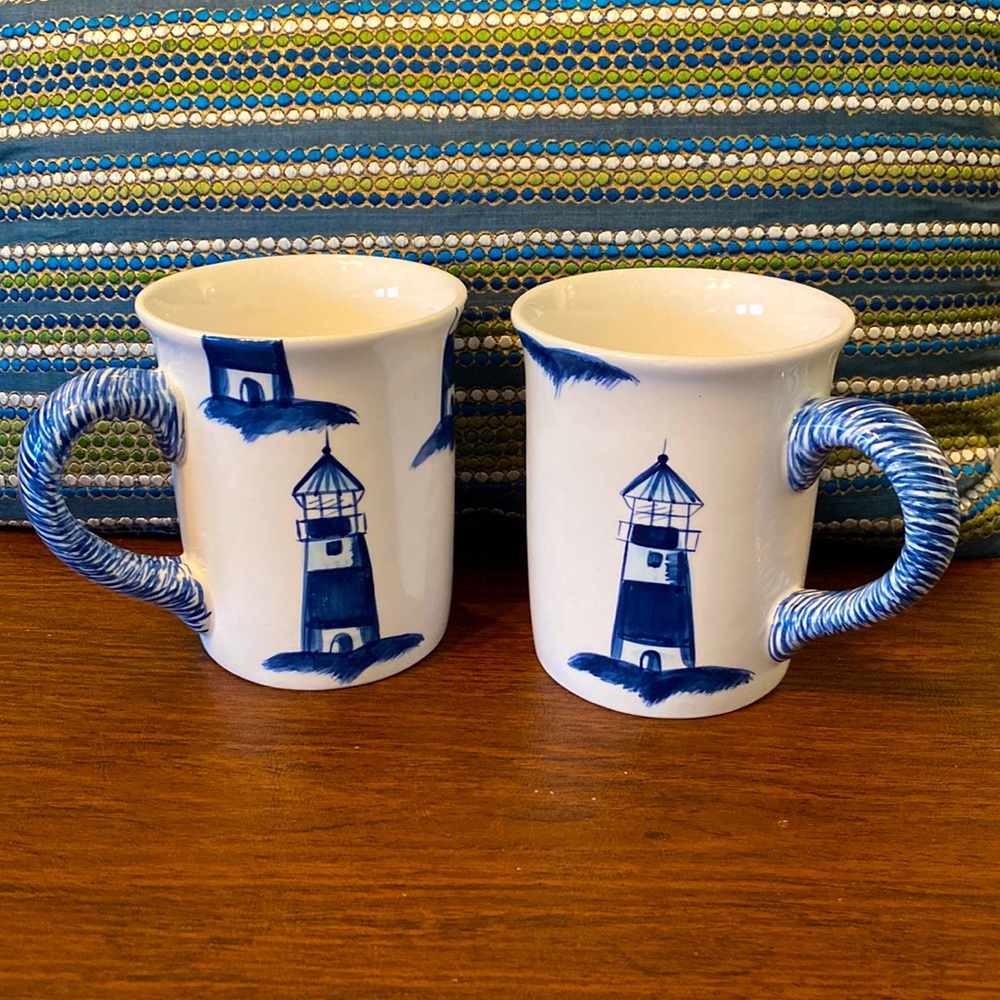 Lighthouse Mugs (set of 2) By Trish Richman